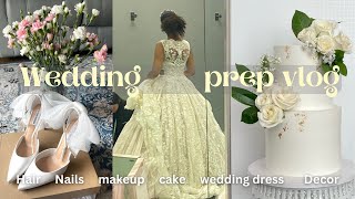 [Few days before my wedding] shopping, hair & makeup, nails, wedding decor shopping and more!