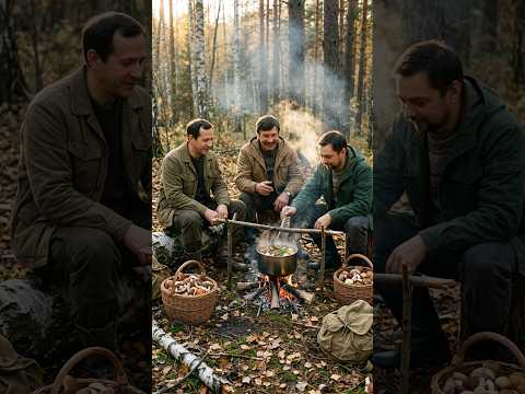 Как мы с мужикам ездили собирать грибы в лес в СССР. Реальная история.