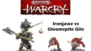 WARCRY - Sneaky Stabbin beats Big &amp; Bad? Gloomspite and Ironjawz Warband review with Maths!