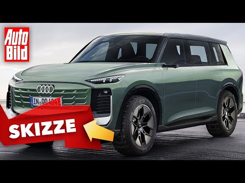 Audi Q9 (2024) | XXL SUV: Audi's answer to the Mercedes GLS and BMW X7? | Sketch