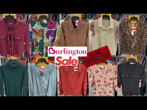 🤩BURLINGTON BIG SALE‼️BLOUSES/TOPS FALL CLOTHING AS LOW AS $3.09😳BURLINGTON SHOPPING 🛍️ 