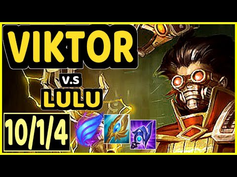 GOKU (VIKTOR) vs LULU - 10/1/4 KDA MID GAMEPLAY - BR Ranked GRANDMASTER