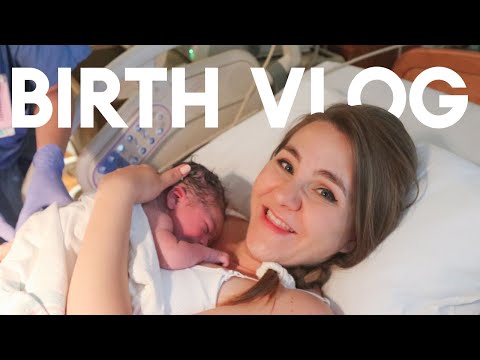 RAW + EMOTIONAL UNMEDICATED BIRTH VLOG | Labor and Delivery of Our Son