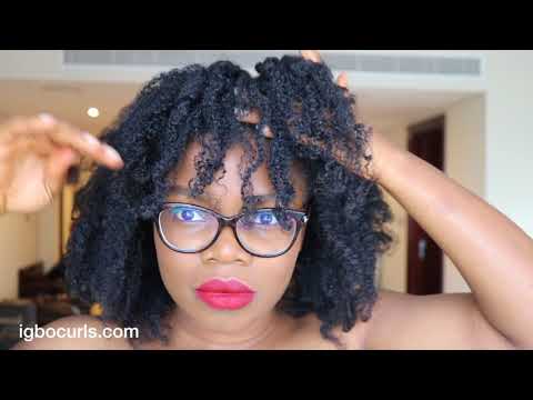 How To Fake Bangs/Fringe on Natural Hair/ NO CUTTING...