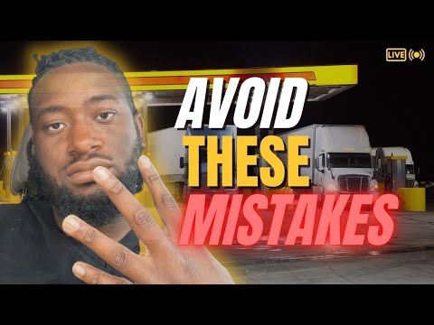 The FIRST 4 MISTAKES to *AVOID* for CDL DRIVERS — TIPS For ROOKIES