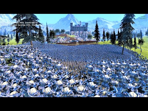 25000 Evil Fantasy Units Lays Siege to Knights and Spartans Castle Ultimate Epic Battle Simulator
