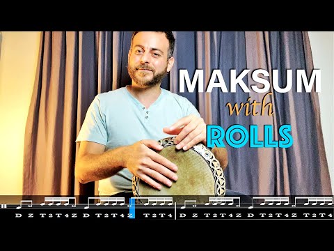 🔹DARBUKA TUTORIAL | Maksum Rhythm adding 32nd note Rolls🎶