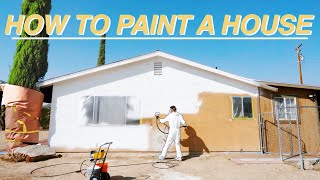 Painting My ENTIRE House WHITE!!! | Joshua Tree Cabin Renovation