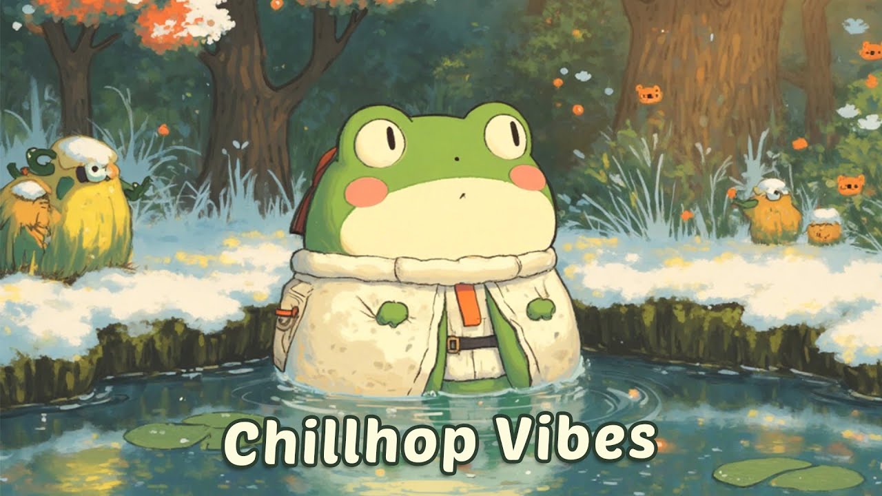 Frog’s Winter Retreat 🐸 Chillhop & Lofi Beats to Relax