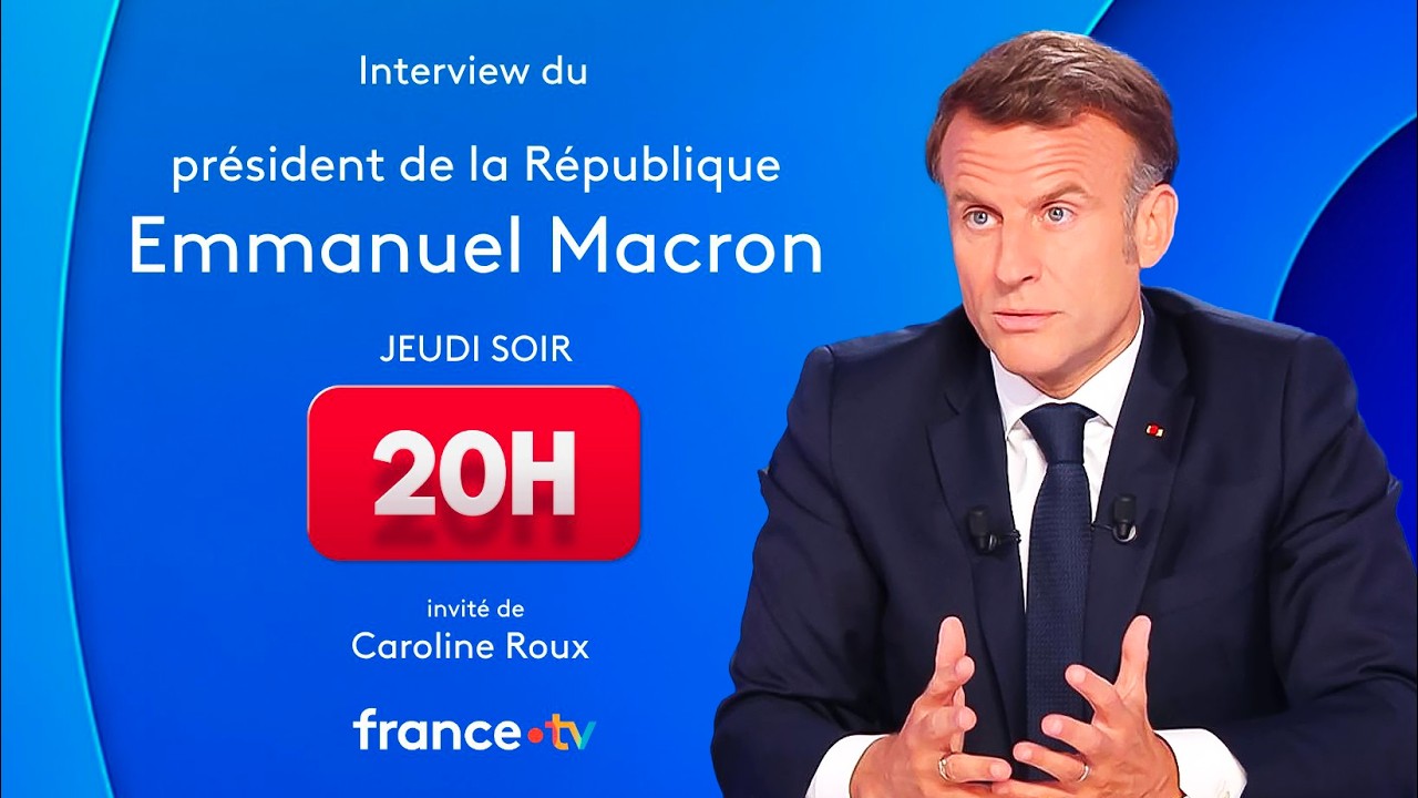 Illustration: Macron face aux tensions géopolitiques et économiques