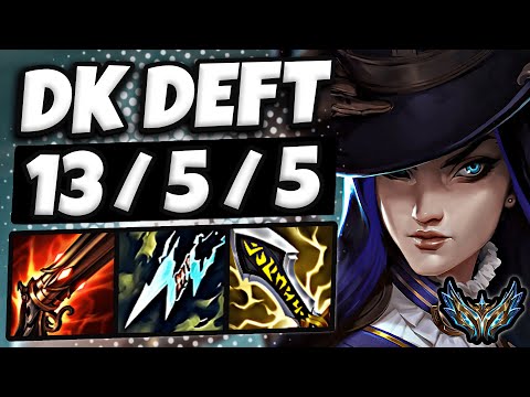 Caitlyn vs Jhin ADC [ DK Deft ] Korea Challenger Patch 13.17 ✅