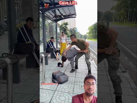 Protection from bag theft❤️🙏#save#mma#action#goodlesson#respect#fightlife#justice#shorts#kindness