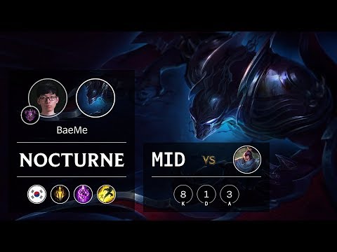 Nocturne Mid vs Yasuo - KR Master Patch 9.7