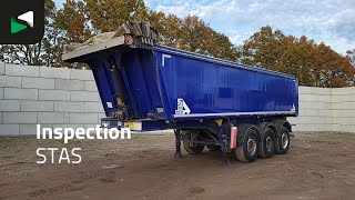 Stas S300CX 29m3 Lifting Axle tipper semi-trailer | Image 4 - Autoline