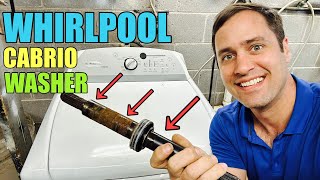 Why This Whirlpool CABRIO Washer Is So Noisy | Tub Stuck | Bearings Shaft & Seal Fix | WTW6200VW0