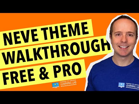 Neve WordPress Theme 2020 - Neve Free vs Pro Features Walkthrough