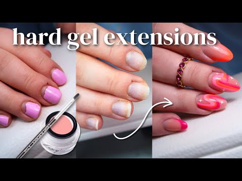Builder Gel Extensions | Hard Gel on Forms 🪄💅🏻