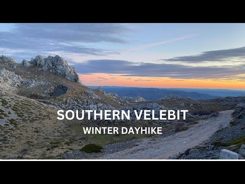Winter solo day hike on the southern Velebit mountain | Croatia