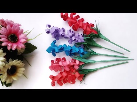 How to make flowers from paper / handmade paper flowers