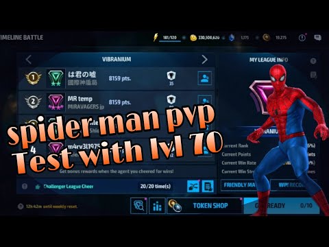 Timeline battle test lvl 70 spidy with CTP of destruction - Marvel Future Fight.