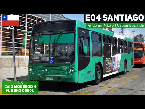 , title : 'Viaje E04 TRANSANTIAGO en bus Caio Mondego H Mercedes Benz BJFV20 | Ando en Micro'