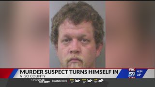 Murder suspect turns himself in