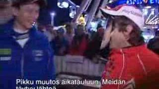 Loeb and Rautiainen joking