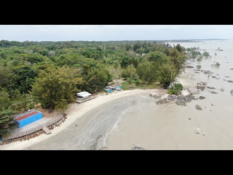 Pesona Pantai Pan Semujur, Kep. Bangka Belitung - Drone View