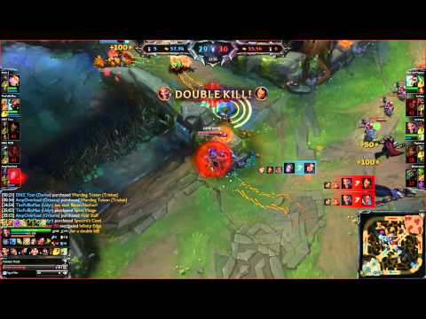 LoLGeranimo Penta in a 4v5 Game!