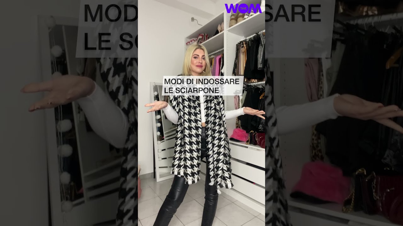 Come indossare le sciarpone #shorts