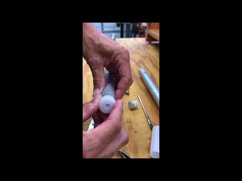 Fishing Out rigger repair, Taco telescoping outrigger