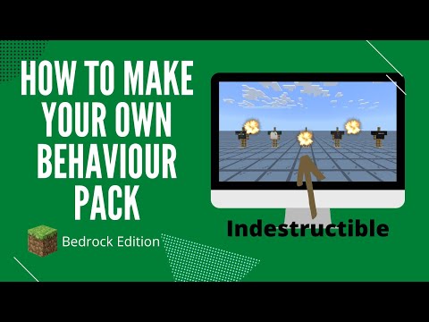 MRBBATES1 - How To Create Your Own Behaviour Pack for Minecraft Bedrock Edition