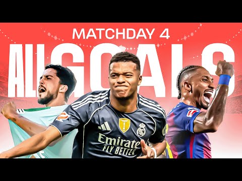 ALL GOALS MATCHDAY 4 LALIGA EA SPORTS 2025/26