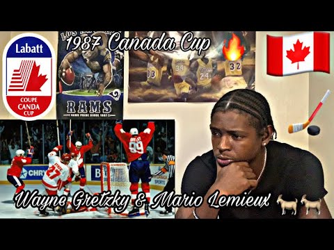 1987 CANADA CUP! | WAYNE GRETZKY & MARIO LEMIEUX HIGHLIGHTS | HOCKEY REACTION | TWO GREATS