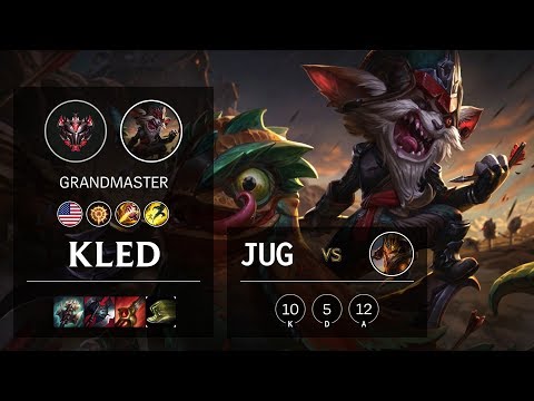 Kled Jungle vs Jarvan IV - NA Grandmaster Patch 10.11
