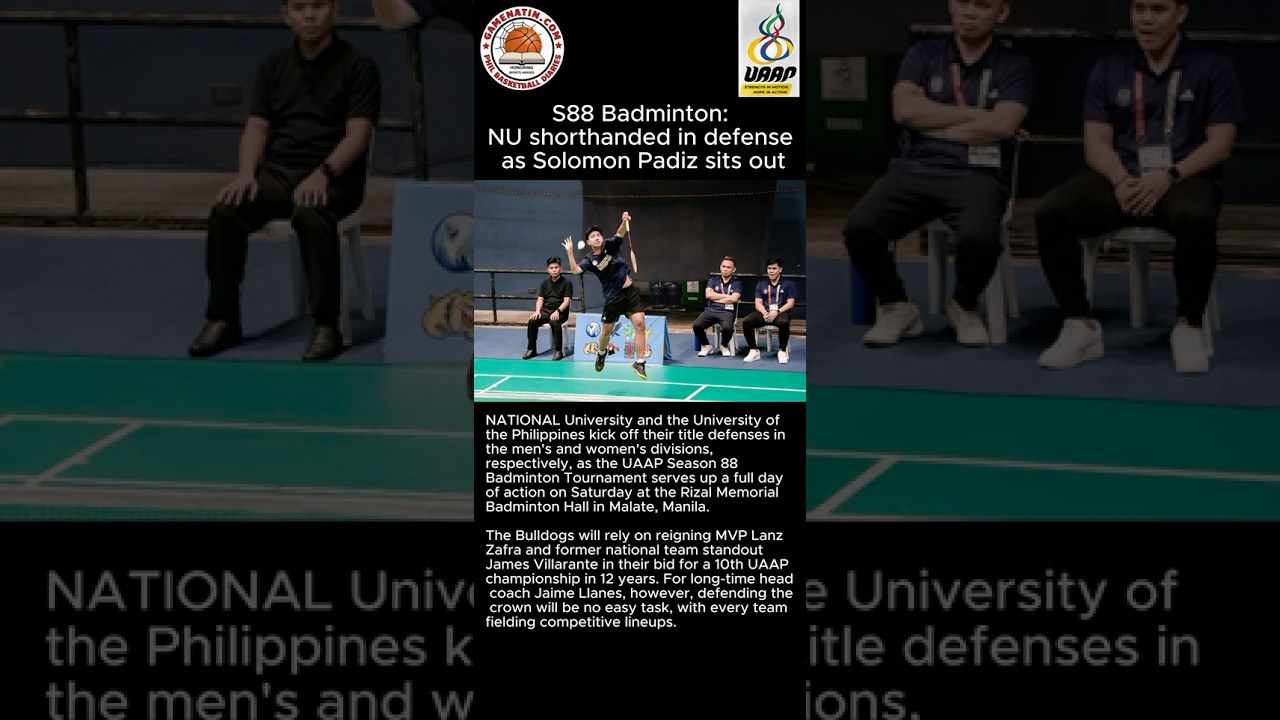 UAAP Badminton: NU, UP begin defense of titles