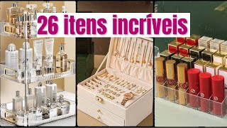 10 ideias de organizadores da shopee para a sua penteadeira | Decoração barata