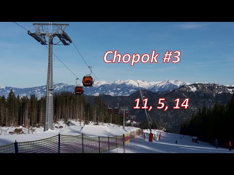Narty Jasna Chopok (cz. 3) północ - trasa FIS czerwona 11 łatwe niebieskie 5 14 Tatry Mountain TMR
