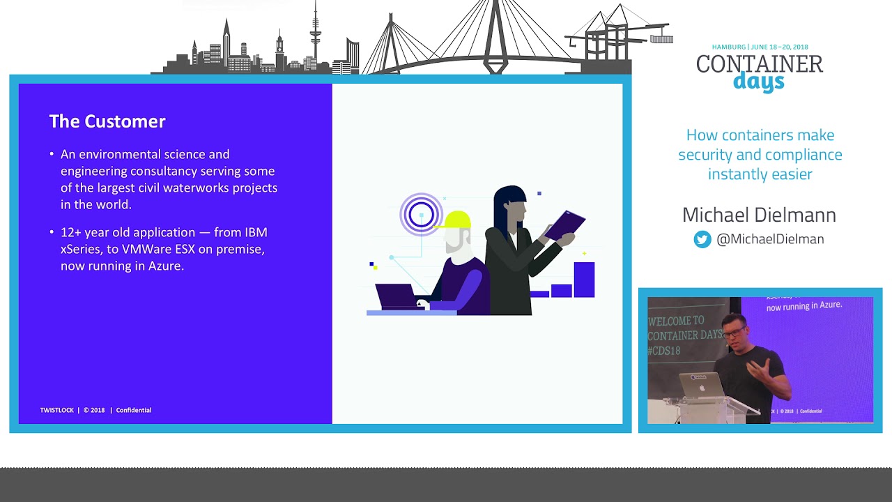 How containers make security and compliance instantly easier – Michael Dielmann, Twistlock