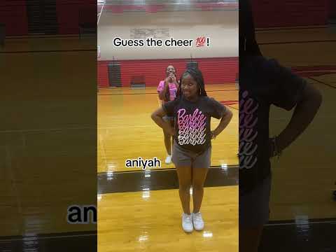 guess that cheer with me comment for part 2 😜 #shortsvideo #cheerfun