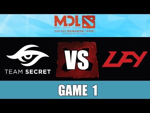 Dota 2 | Team Secret vs LGD Forever Young (LFY): Map 1 | Full Gameplay
