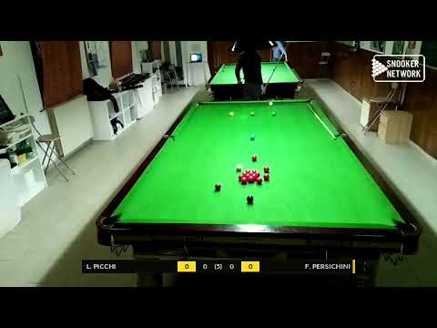 TUSCANY SNOOKER ACADEMY - REG. FIBIS TOSCANA CAT. B 2020/21 - L. PICCHI vs F. PERSICHINI
