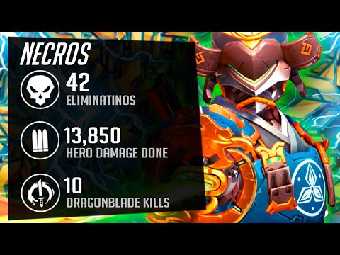 WHAT GENJI 'S FULL POTENTIAL LOOKS LIKE - NECROS! 42 ELIMS! POTG! OVERWATCH 2 SEASON 7
