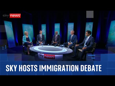 How the Sky News Immigration Debate unfolded