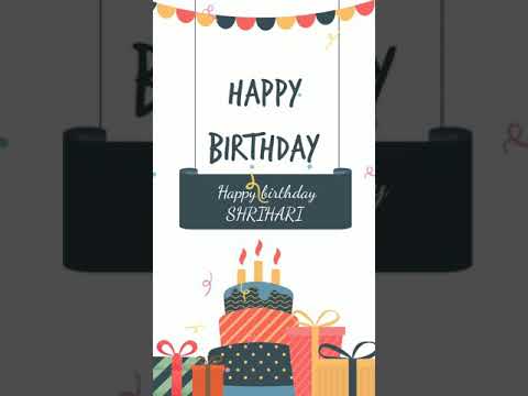 Happy birthday Shrihari