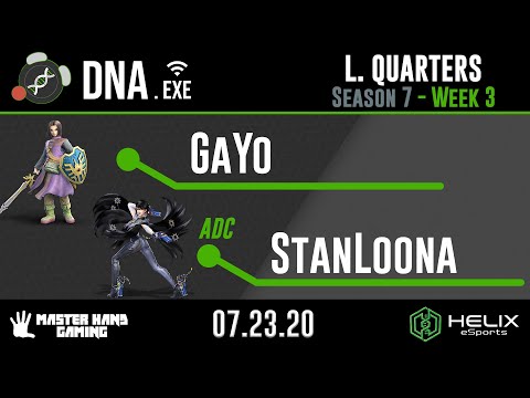 DNA.EXE S7:W3 - GaYo (Pit, Hero) Vs. ADC | StanLoona (Bayonetta, Palutena) - L Quarterfinals