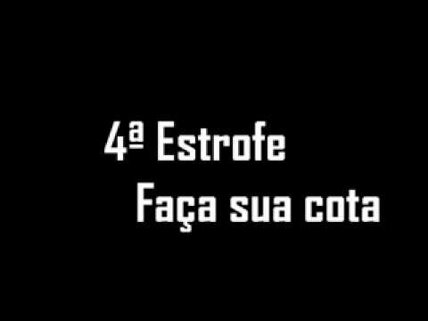 4ª Estrofe - faça sua cota