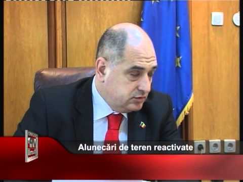 Alunecări de teren reactivate
