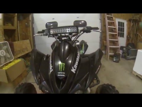 How to Remove Steering Stem Plate kfx450r