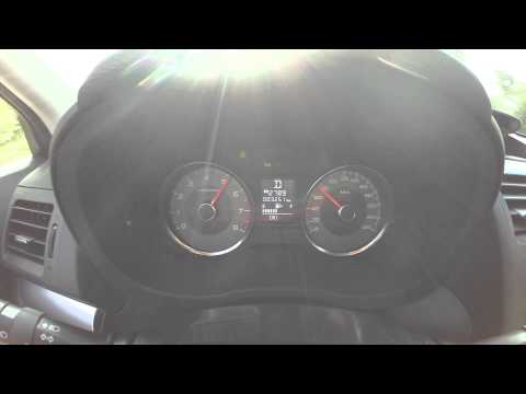 2013 Subaru Forester 2.0 CVT Acceleration 0-100 kmh (0-60 mph)